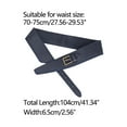 thumbnail image 3 of INSPIRE CHIC Women's Obi Waist Belt for Dresses Wide Belts Buckle Navy Blue, 3 of 4
