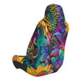 thumbnail image 2 of Balery Psychedelic Sunflowers Funda de Asiento para Auto con Diseño - Cubierta Frontal Suave y Transpirable con Protector Antideslizante- 1 Unidad, 2 of 5
