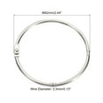 thumbnail image 2 of Unique Bargains Metal Binder Rings, Silver Tone, 20 Count, 20 Pack, 2 of 5