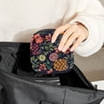 thumbnail image 6 of Sanitary Napkin Storage Bag, Tropical Fruits Flowers Hawaiian Pattern Portable Menstrual Pad Bag for Teen Girls Store Panty Liners Tampons Sanitary Pads for Women Ladies, 6 of 6