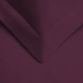 thumbnail image 3 of 300-Thread Count 100% Egyptian Cotton Lightweight Solid Duvet Cover Set Plum / King/Cal King, 3 of 5