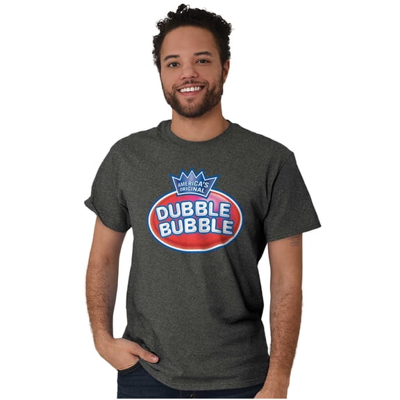 Original Dubble Bubble Double Logo Gum Men's Graphic T Shirt Tees Brisco Brands S