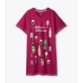 thumbnail image 2 of Little Blue House Women's Nightshirt, Age Gets Better with Wine, One Size, 2 of 6