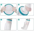 thumbnail image 3 of Reusable airtight leg cast protector Waterproof bag to keep casts and bandages dry, 3 of 5