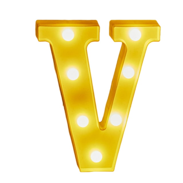 Led Christmas Lights, Battery Powered Alphabet Letter Sign for Home Party Wedding Birthday and Holiday Decoration