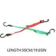 thumbnail image 2 of WHAMVOX 2 Pcs High Elasticity Flat Bungee Cords with Hooks for Securing Luggage and Motorcycles Reliable Luggage Rope Versatile Bungee Cords, 2 of 8