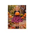thumbnail image 4 of Girls Dress Black Pink Ghost Bat Long Sleeve Holiday Halloween Tulle Party Knee Length Dress 4 Years, 4 of 9