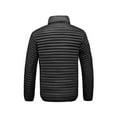 thumbnail image 5 of Xdegoge Mens Quilted Jacket Full Zip Stand Collar Two In One Jackets Thick Fleece Lined Warm Coat Fall Winter Fashion Casual Sport Outerwear with Pockets, 5 of 9