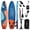 Sunset Current, variant on Quashley Inflatable Stand up Paddle Board, 10'6" x 34 inch Wide All-Around SUP Board for Beginners with Paddle, Hand Pump, Backpack and Leash