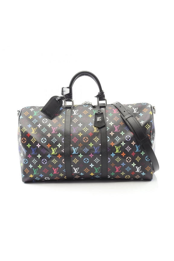 Pre-Owned Louis Vuitton LV x TM Keepall Bandouliere 50 Monogram Multicolore Boston... (Good)