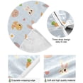 thumbnail image 2 of FMSHPON Easter RabbitsCarrot Xmas Christmas Tree Skirt Stand Mat for Holiday Party Decoration Indoor Outdoor 48 inches, 2 of 6