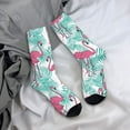 thumbnail image 5 of Vsdgher Flamingo Crew Socks for Men & Women, Breathable Casual Athletic Ankle Socks, 5 of 6