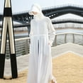 thumbnail image 6 of ZenCart Sunscreen Clothing with Lens Hooded Long Sleeve Summer Full Coverage Coat with Thumb Holes Solid Color Sun Protection Coat, 6 of 8