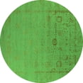 thumbnail image 1 of Ahgly Company Indoor Round Oriental Green Industrial Area Rugs, 5' Round, 1 of 4