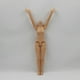 thumbnail image 3 of Blythe Doll Body Flexible 19 Articulaciones Japonesas Piel Cuerpo Desnudo para 12inchs Doll Uso Bronceado Fanmusic Blythe Doll Body, 3 of 5