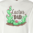 thumbnail image 4 of Inktastic Cactus Dad Cacti and Succulents Long Sleeve T-Shirt, 4 of 5