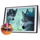 thumbnail image 1 of Cuadros Decorativos 5D DIY taladro redondo completo diamante pintura lobo Kit decoración del hogar arte artesanal (sz2490) Tmvgtek embutido en tela, 1 of 8