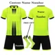 thumbnail image 3 of Camiseta de fútbol para niños personalizada, conjunto de camiseta de fútbol para niño, uniforme de fútbol de poliéster, uniforme de fútbol transpirable para niños, 3 of 5
