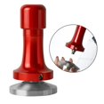 thumbnail image 4 of GUOOL Tasseur à Espresso Premium avec Base en Acier Inoxydable Plate, Rouge Espresso 58mm, 4 of 9