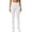 White, variant on Busydd Workout Leggings for Women Fashion Ribbed Solid Color Yoga Pants Casual Stretchy Butt Lifting Leggings for Women