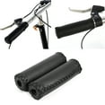 thumbnail image 2 of Yosoo 1 Pair Three Colors Retro Artificial Leather Bicycle Handlebar Grips Bike Handle Cover Grips, Leather Handle Bar, Handlebar Grip, 2 of 4