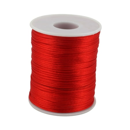 Knotted Cord - Festival Nylon Handicraft DIY Braided Chinese Knot Cord String Red 109 Yards