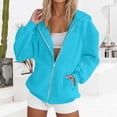 thumbnail image 2 of Gkeoshab Sweaters for Women Women's Casual Long Sleeve Stand Neck Sweatshirt Button Pullover Tops Winter Clothing for Women, 2 of 7