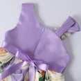 thumbnail image 6 of Odeerbi 2025 New Shoulder Children's Dress Rose Print Dress Skirt Girls Party outfits Festival outfits, 6 of 9