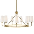 thumbnail image 3 of 45009HB Hinkley Lighting Lewis - 45W 9 LED Medium Pendant In Traditional Style-17.25 Inches Tall and 37.25 Inches Wide-Heritage Brass Finish, 3 of 13