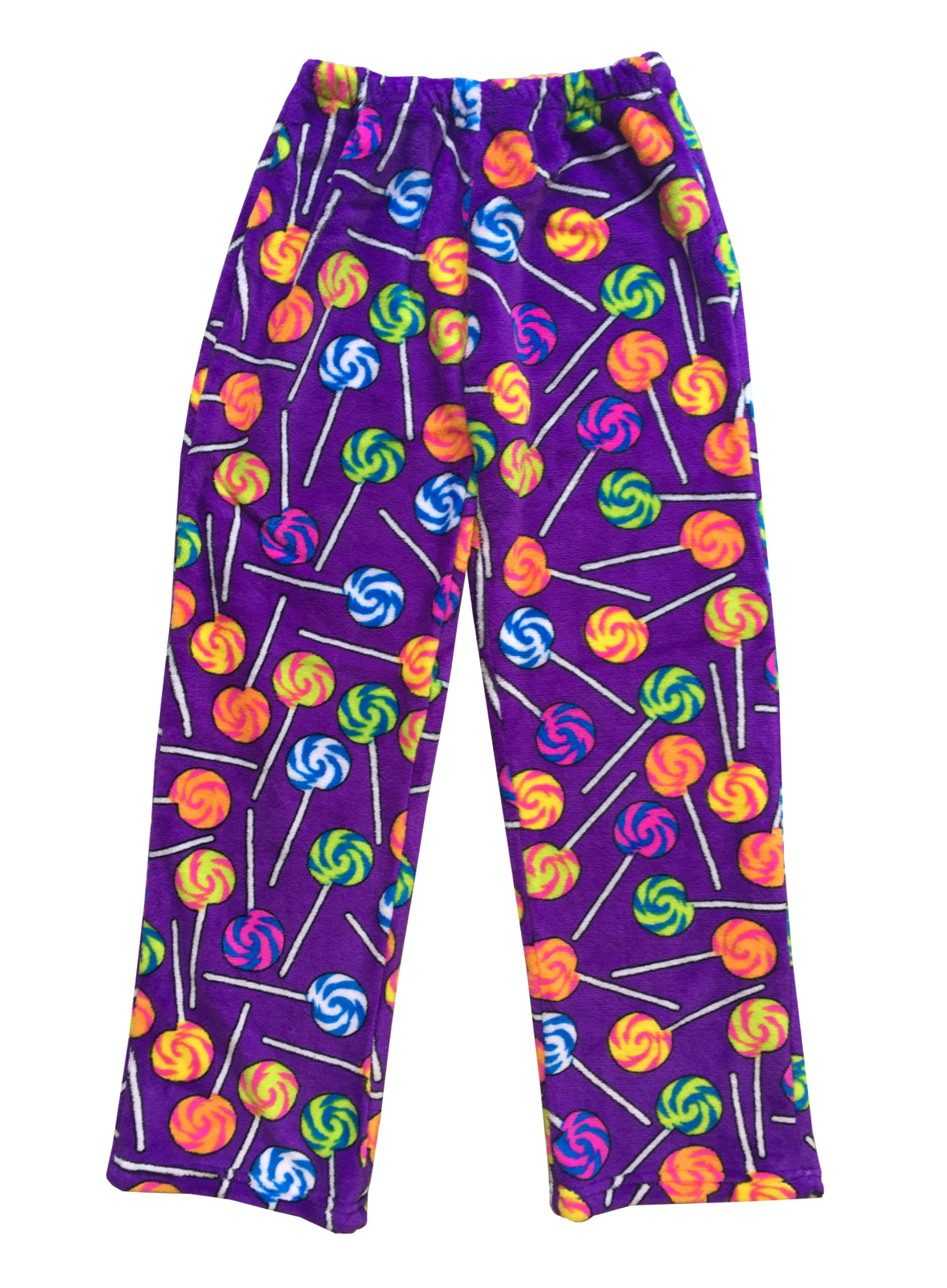 Confetti and Friends Girls Fuzzy Plush Pants Pajama Bottoms Girls