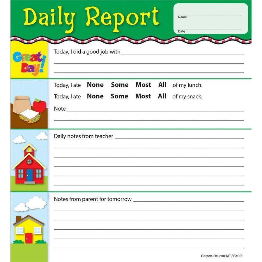 daily report notepad how to make a daily report