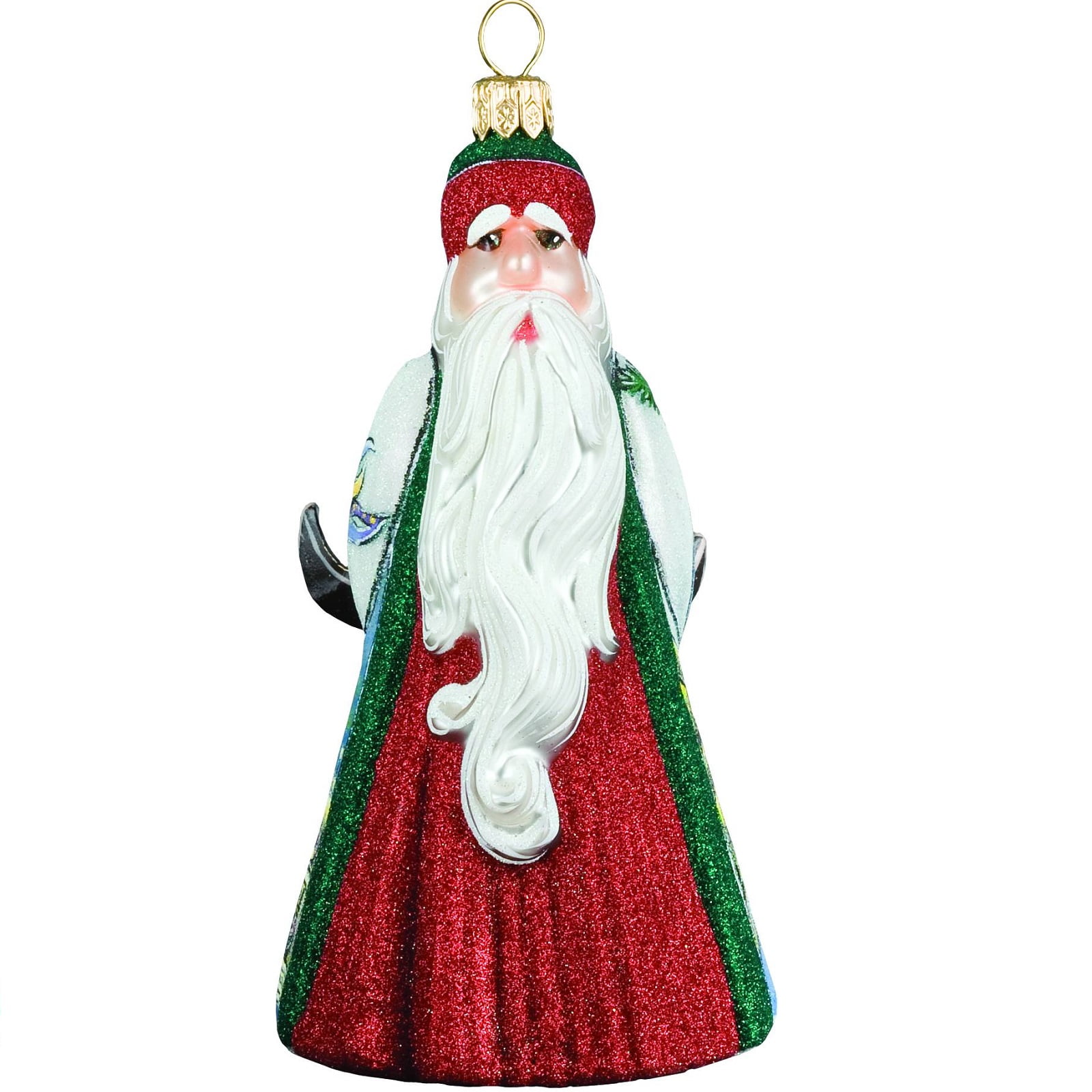 Glitterazzi International Santa Venetian Santa with Gondola Ornament 