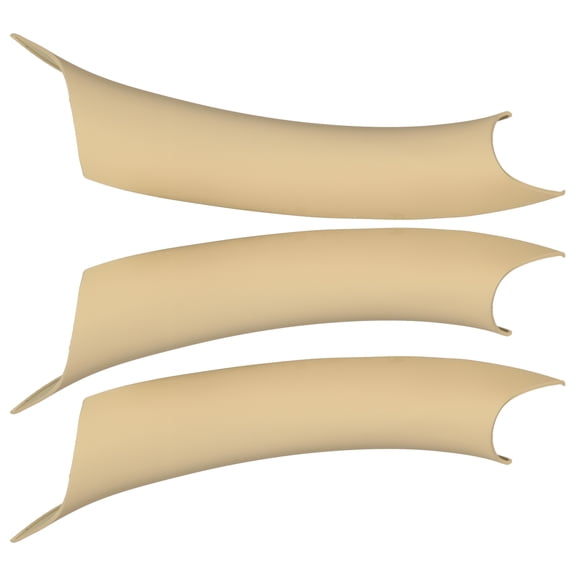 3pcs Car Door Handle Inner Cover Replacement Kit for BMW F15 X5 2014-2018 F16 X6 2015-2018 Beige