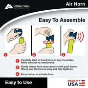 Ozark Trail Boat Accessories Sports and Marine Safety Air Horn 8 oz.