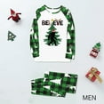 thumbnail image 3 of Jenny Christmas Pajama Sets For Family, Believe Bigfoot Print, Plus Size Available, Long Sleeve Top and Matching Bottoms, 3 of 7
