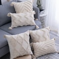thumbnail image 4 of Housses de Coussin Décoratives pour Lit Chambre Housse de Coussin d'Accent Neutre Tissée, 4 of 7