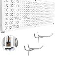 thumbnail image 2 of 50 Pcs 2-Inch Pegboard Hooks Wall Shelf Tool Hangers Home Storage Organizer Storage Display Hardware Tools, 2 of 6