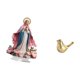 thumbnail image 5 of Escultura de la escena de la Natividad,Adorno acrílico 2D de pie,Centro de mesa decorativo con escena de la Natividad en acrílico,Figura de pájaro,Figura de pájaro dorado,decoración para, 5 of 8