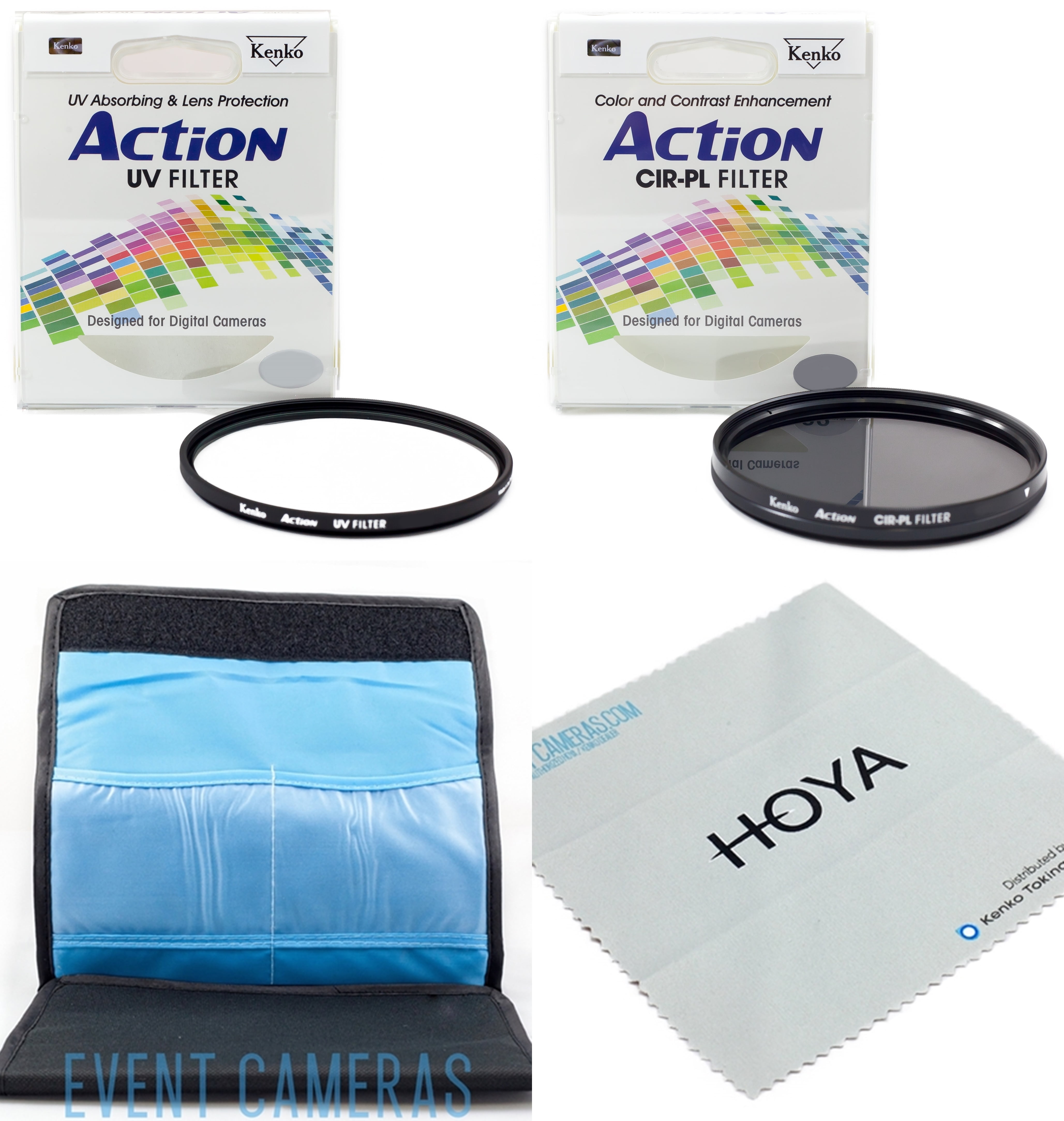 Filter Wallet Includes 67mm UV & CPL Kenko-Tokina 67mm Starter Kit