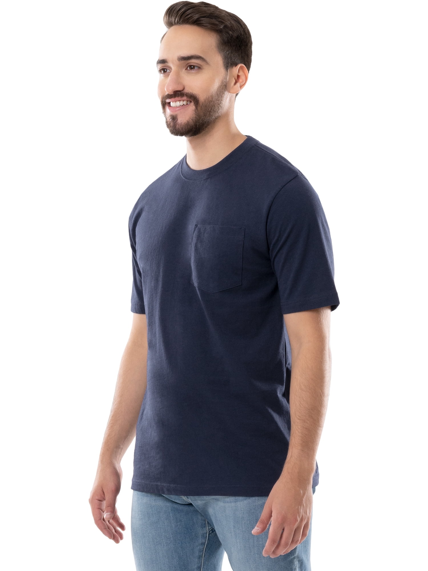 Brahma Men's Short Sleeve Workwear T-Shirt, Size S-4XLT (Men's, Big Men's, and Tall)