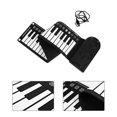 thumbnail image 1 of NEW Piano keyboardist electronic out digital roll pad foldable electric piano can be rolled, 1 of 5