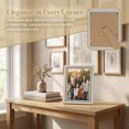 thumbnail image 2 of Unique Bargains Aesthetic Ins Wood Photo Frame Textured White 8" x 10", 2 of 6