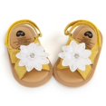 thumbnail image 3 of Infant Baby Girl Boy Sandals Comfort Premium Summer Outdoor Casual Beach Shoes with Flower Bowknot Anti Slip Rubber Sole Newborn Toddler Prewalker First Walking Shoes 0-18M, 3 of 7