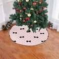 thumbnail image 2 of FMSHPON Bow Pattern on Polka Dots Xmas Christmas Tree Skirt Stand Mat for Holiday Party Decoration Indoor Outdoor 48 inches, 2 of 3