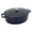 Dark Blue, variant on Staub Cast Iron 6.25-qt Shallow Oval Dutch Oven - Cherry