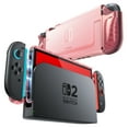 thumbnail image 2 of Mumba Slim Clear Case for Nintendo Switch 2 2025, Crystal Protective Clear Back Cover with Quick-Release Joy-Con Design and TPU Grip Compatible with New Nintendo Switch 2 7.9 Inch Console (Pink), 2 of 10