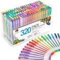 thumbnail image 1 of Paquete De 320 Plumas De Gel Set Smart Color Art 160 Bolígrafo De Gel De Colores Con 160 Recargas Para Libros De Colorear Para Adultos Dibujo Pintura Escritura, 1 of 7