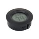 thumbnail image 4 of Mini higrómetro termómetro monitor LCD digital medidor de humedad interior exterior para humidificadores deshumidificadores invernadero sótano habitación de bebé Fahrenheit o Celsius, negro,, 4 of 5