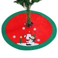 thumbnail image 3 of Uten 39-Inch Round Christmas Tree Skirt, Christmas Tree Collar Cover for Holiday Home & Party Decor, 3 of 10