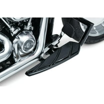 Kuryakyn 5795 Motorcycle Foot Control Component: Phantom Driver Floorboards for 2018-20 Harley-Davidson Softail Motorcycles, Gloss Black, 1 Pair